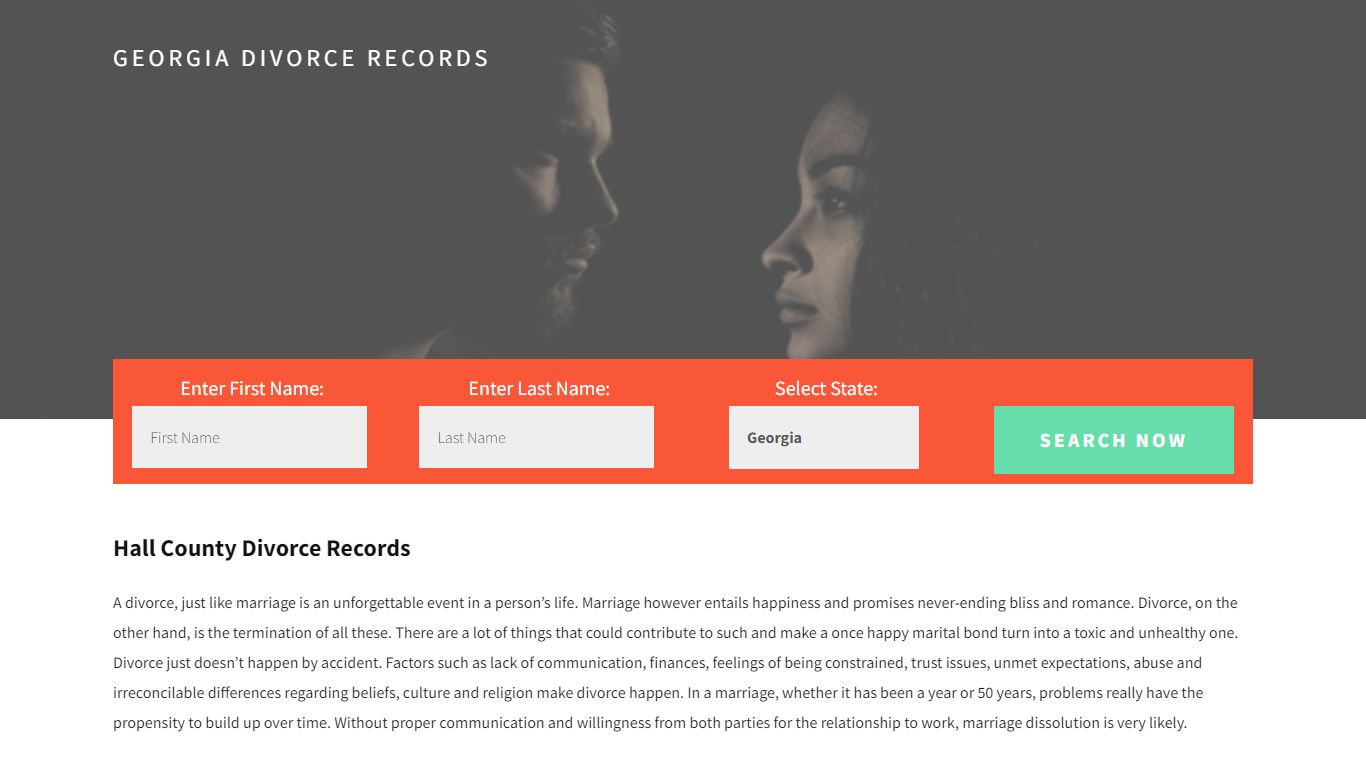 Hall County Divorce Records | Enter Name & Search -14 Days Free